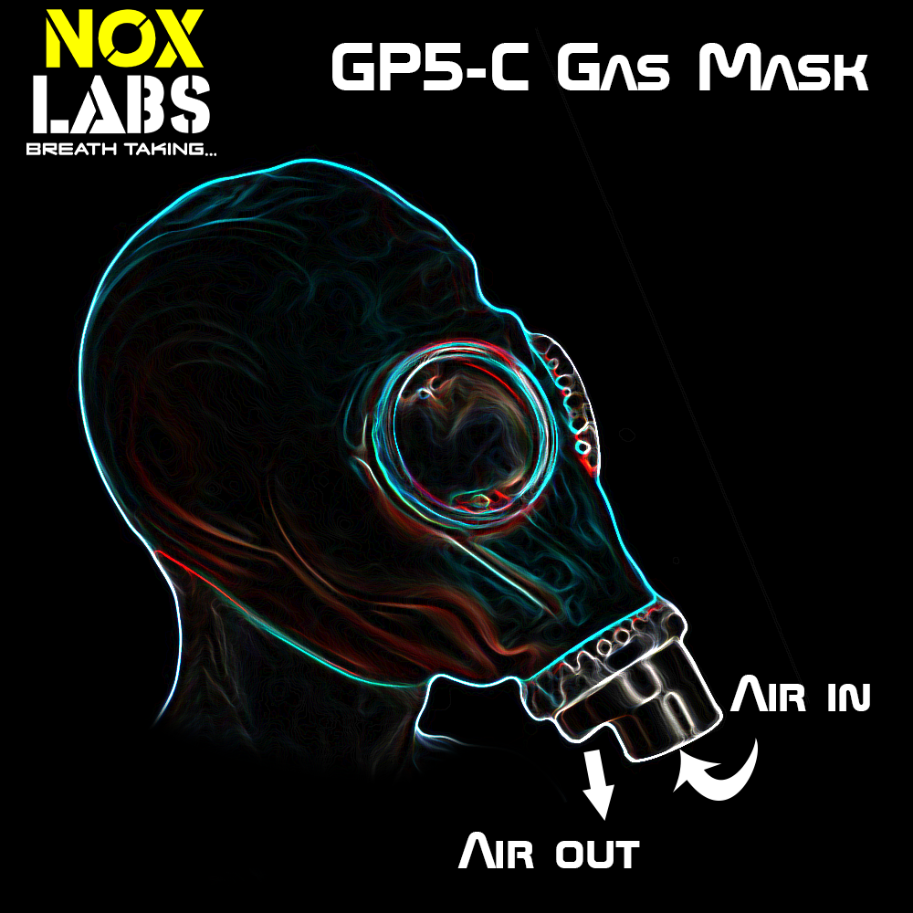 GP5-C Gas Mask - Standard Version - Black