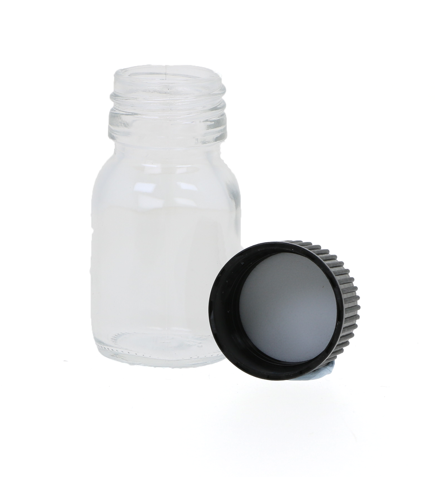 Glass Storage Bottle and Cap Accessory for Aroma Pump Hose