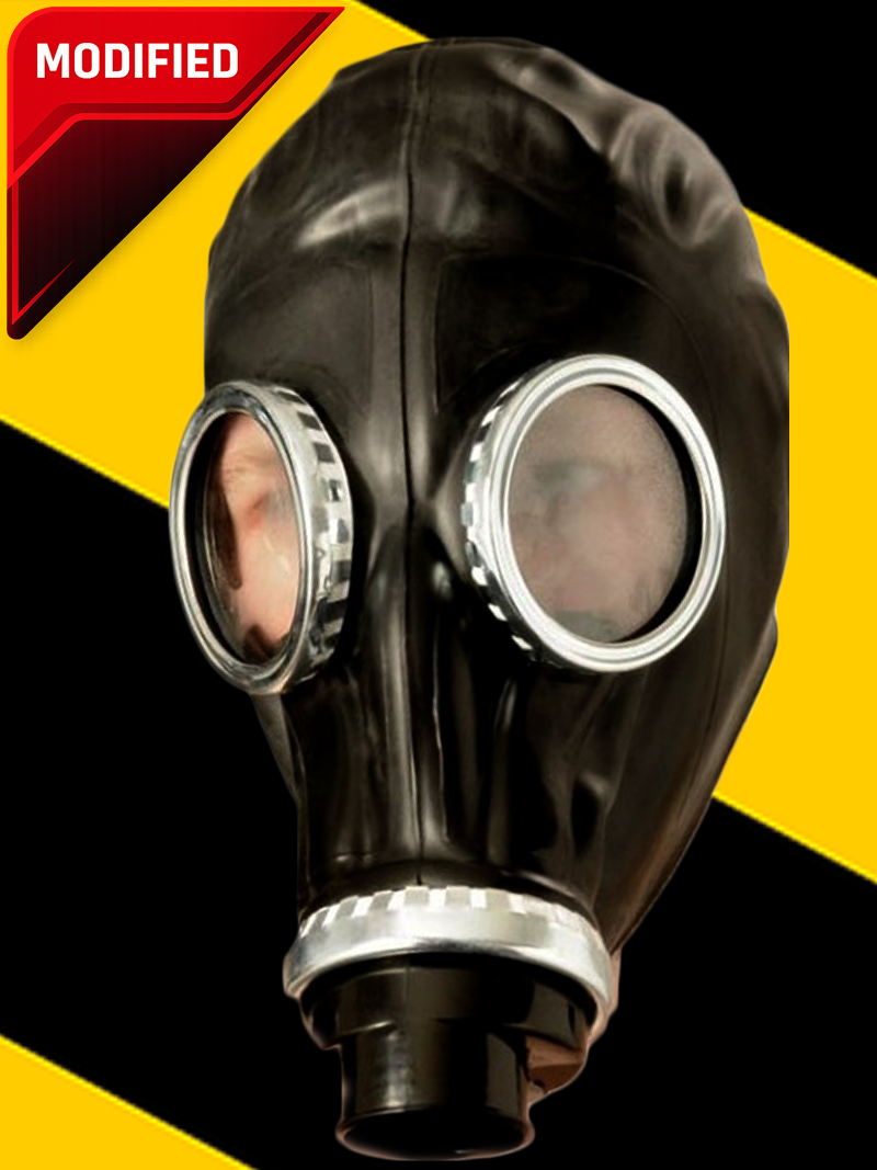 GP5-CC Gas Mask - Converted for Rebreathing - Black